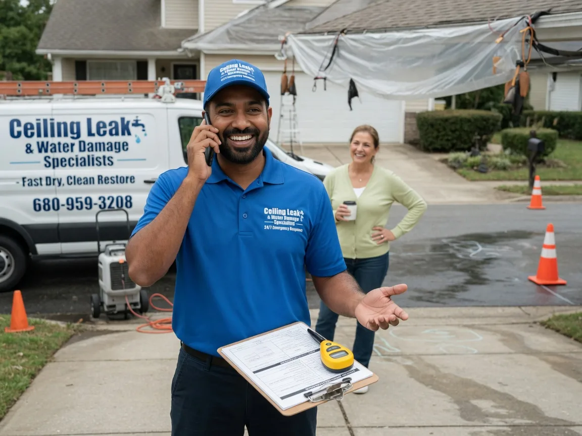 Ceiling Leak Cleanup Lindsey, OH FAQs